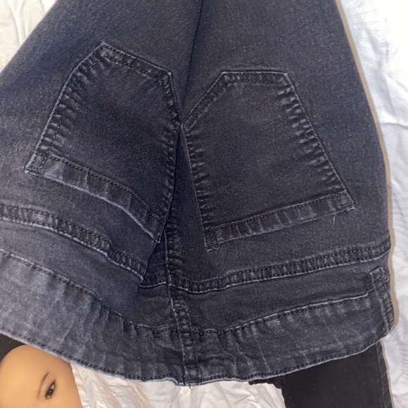 Ladies stretchy Black maternity Jeans size 14 perfect condition - Picture 4 of 6